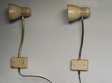 Verkstedslampe til veggen