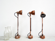 Kobber vegglamper